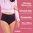 Enna Inkontinenz Damen High Waist 40 Ml Absorption, Größe 2XL, Schwarz