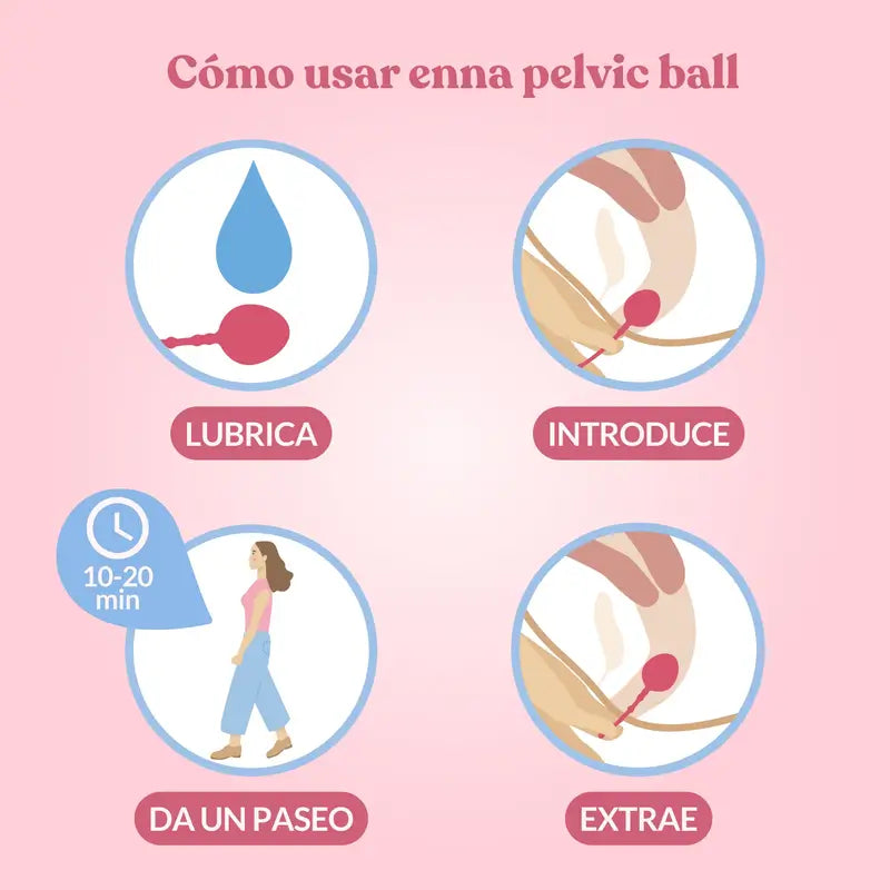 Enna Pelvic Ball Lite Beckenbodentrainer für Harninkontinenz