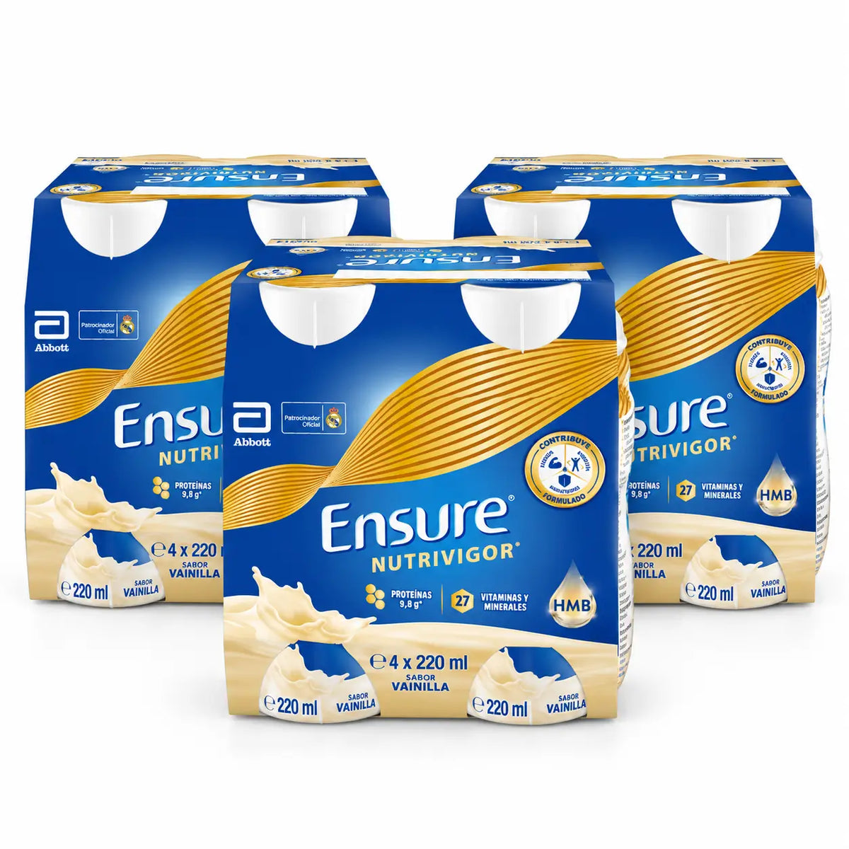 Ensure Nutrivigor Vanille-Milchshake, Packung 12x220 ml
