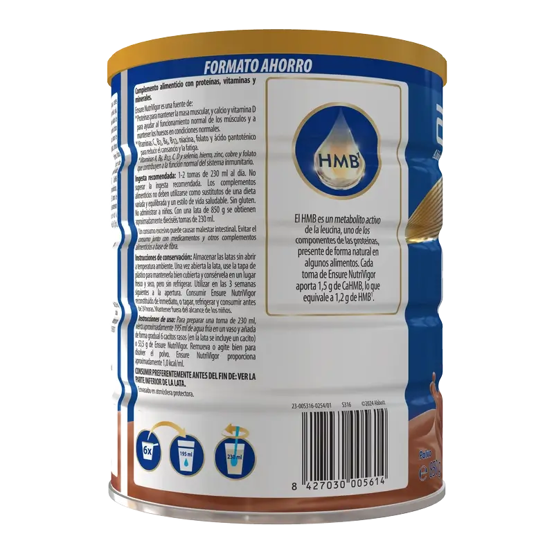 Ensure Nutrivigor Schokolade für Erwachsene, 850 g