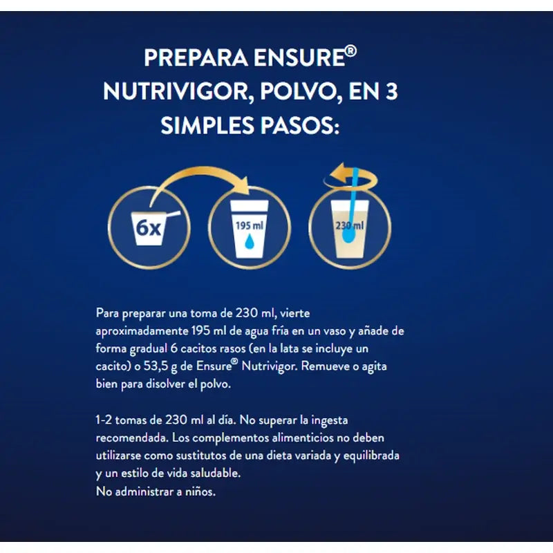 Ensure Nutrivigor Schokoladendosen, Packung 2x850 Gramm