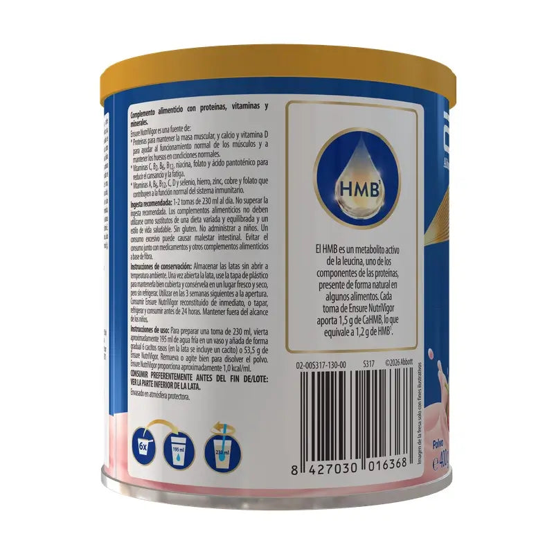 Ensure Nutrivigor mit Erdbeergeschmack, 400 g