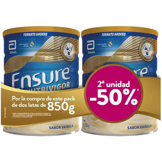 Ensure Nutrivigor Vanille 2 × 850 g, 1700 Gramm