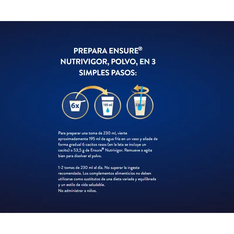 Ensure Nutrivigor Vanille Dosen, Packung 3x850g