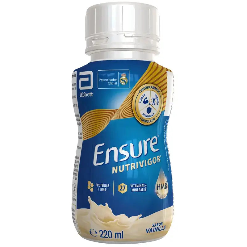 Ensure Nutrivigor Vanille-Milchshake Erwachsene, 4 Flaschen x 220 ml