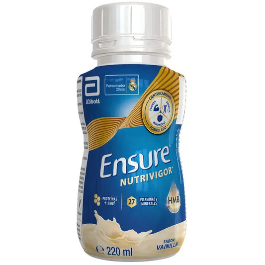 Ensure Nutrivigor Vanille-Milchshake Erwachsene, 4 Flaschen x 220 ml