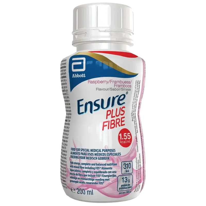 Ensure Plus Ballaststoffe Himbeere, 200 ml