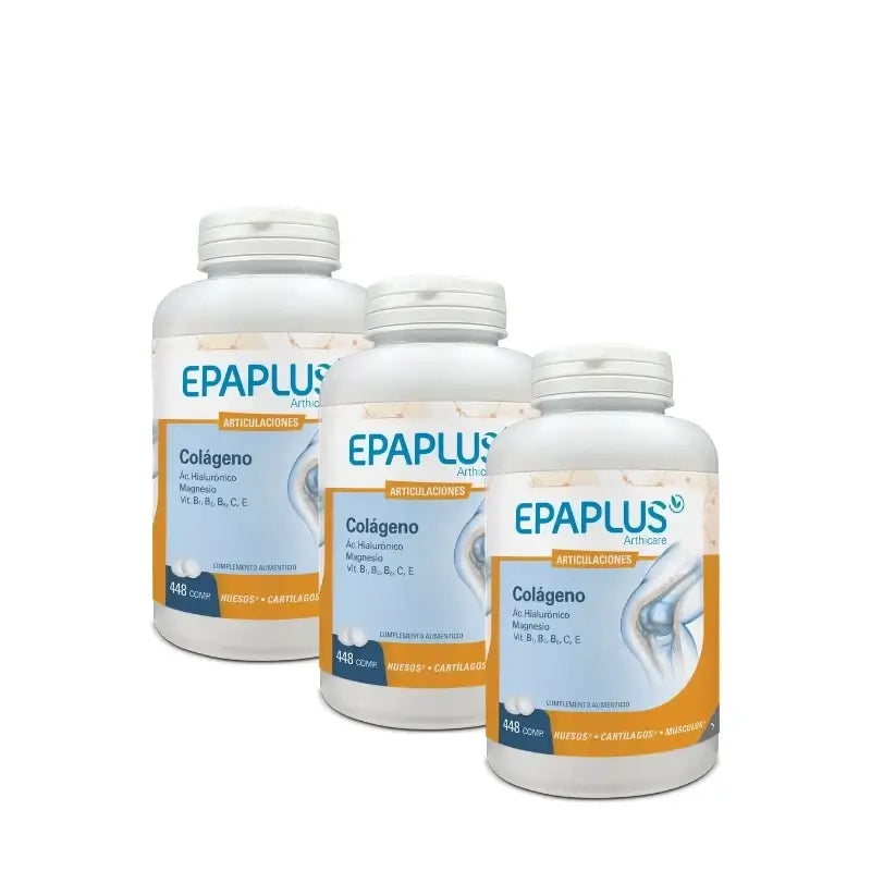 Epaplus Arthicare Kollagen, Antioxidantien, Magnesium + Hyaluronsäure, 448 Tabletten, 3er-Pack