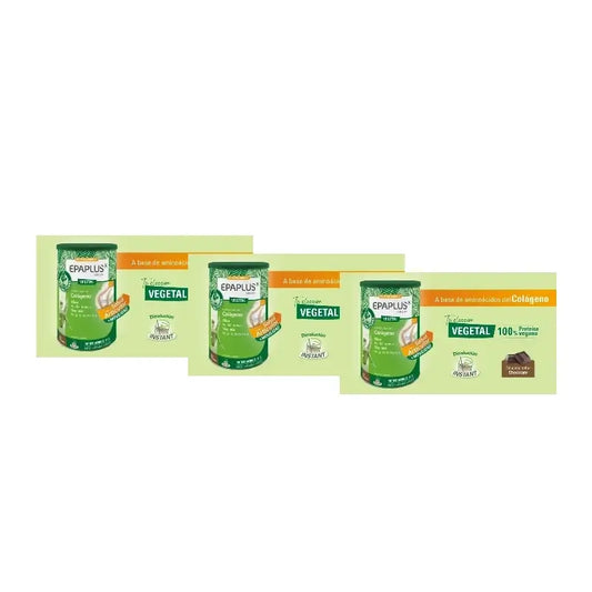 Epaplus Arthicare Kollagen zur Erhaltung der Gelenkfunktion auf pflanzlicher Basis, Schokoladengeschmack, 30 Stück, 3er-Pack