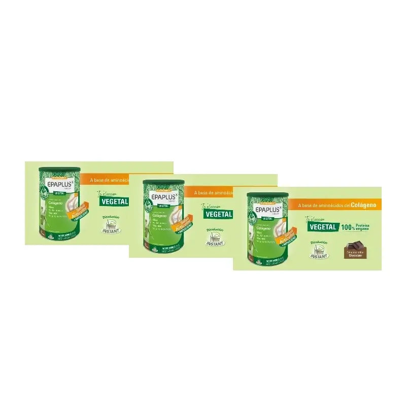 Epaplus Arthicare Kollagen zur Erhaltung der Gelenkfunktion auf pflanzlicher Basis, Schokoladengeschmack, 30 Stück, 3er-Pack