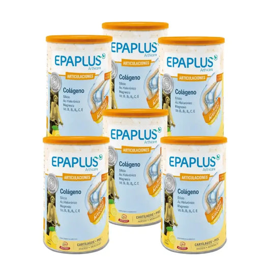 Epaplus Arthicare Kollagen Zitronengeschmack, Packung 6 x 334,25 Gramm