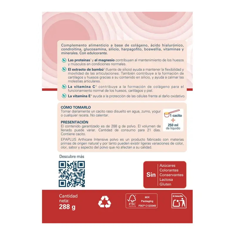 Epaplus Arthicare Intensives Kollagen Zitronengeschmack 284 g