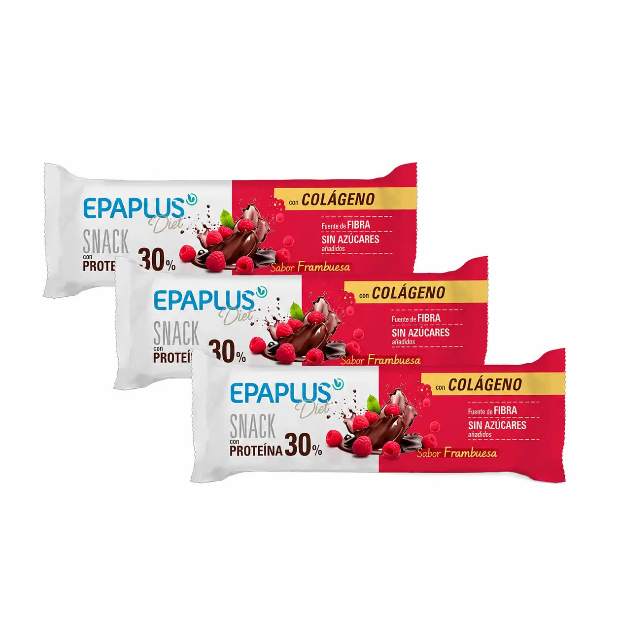 Epaplus Diet Snack mit Himbeergeschmack, 3er-Pack