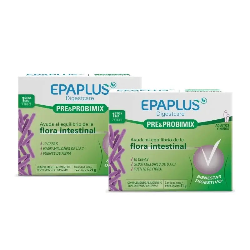 Epaplus Digestcare Pre&Probimix, 7 Sticks, 2er-Pack