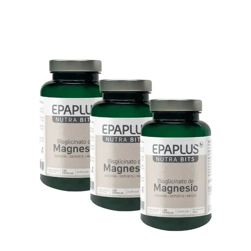 Epaplus Nutrabits Magnesium, 120 Kapseln, 3er-Pack