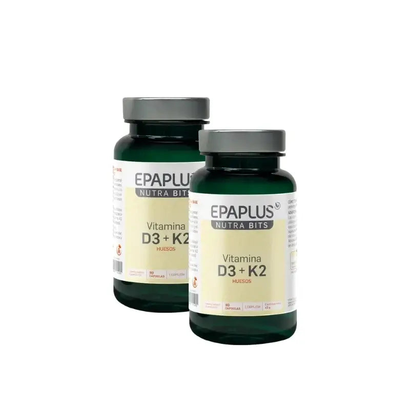 Epaplus Nutrabits Vitamin D3+K2, 90 Kapseln, 2er-Pack