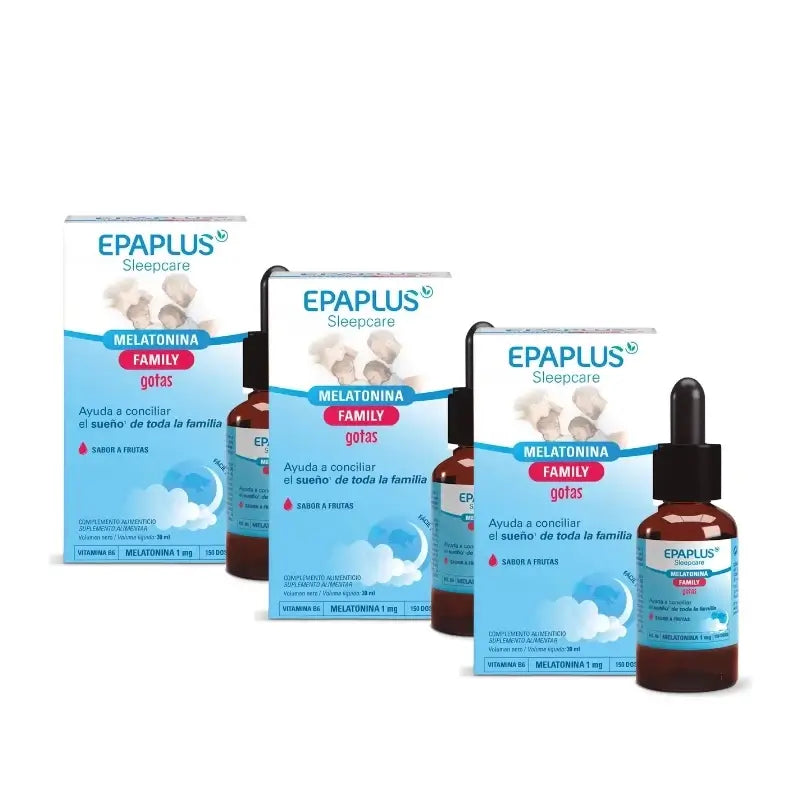 Epaplus Sleepcare Melatonin-Tropfen, 30 ml, 3er-Pack