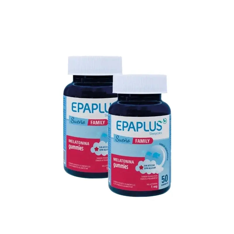 Epaplus Sleepcare Melatonin-Gummibärchen Plus, 50 Gummibärchen, 2er-Pack