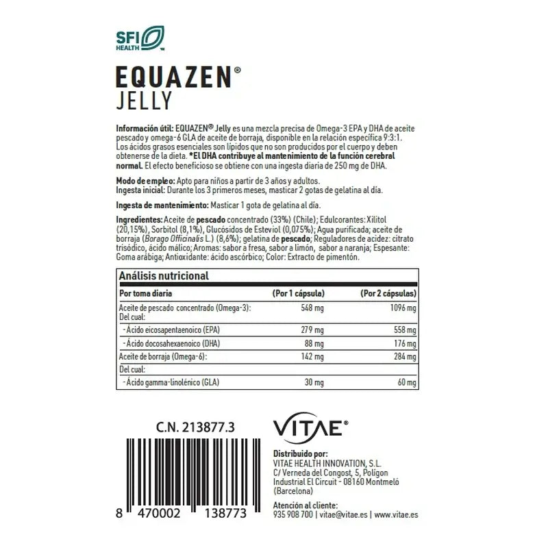 VITAE Equazen Gelee, 60 Kapseln