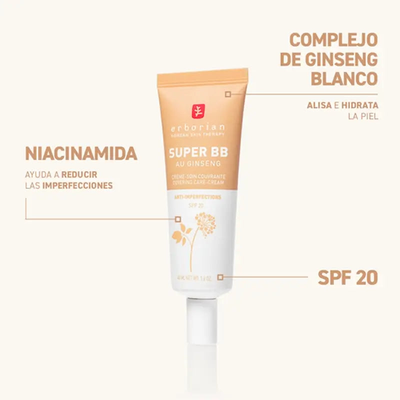 Erborian Super Bb Karamell, 15 ml
