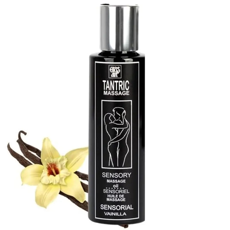 Eros-Art Natürliches tantrisches Massageöl und Aphrodisiakum Vanille 100Ml