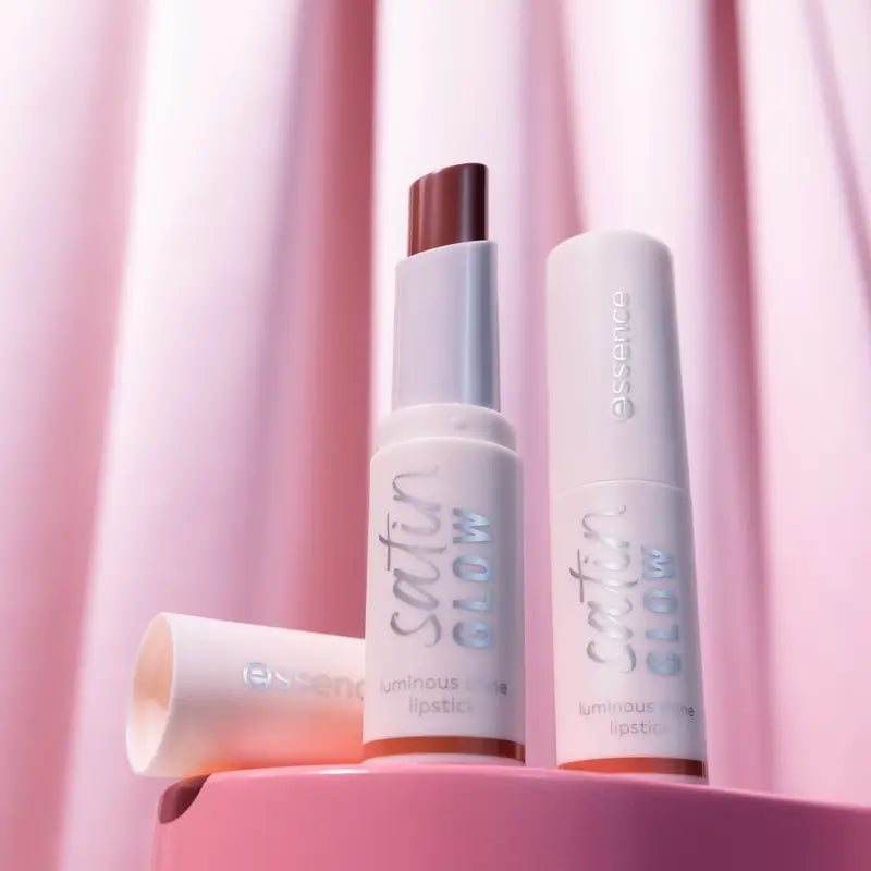 Essence Lippenstift Satin Glow Schimmernder Glanz 02 , 3,5 gr