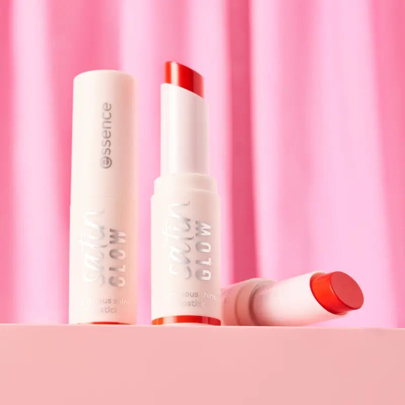 Essence Satin Glow Leuchtend glänzender Lippenstift 07, 3,5 g