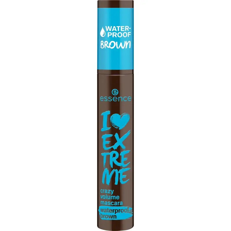 Essence I Love Extreme Crazy Volume Wasserfeste braune Wimperntusche 01, 12 ml