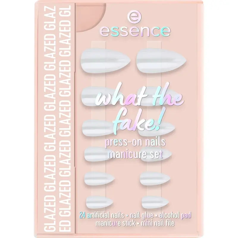 Essence Maniküre Set mit falschen Nägeln What The Fake! Press-On Nägel 01 , 28 Stück