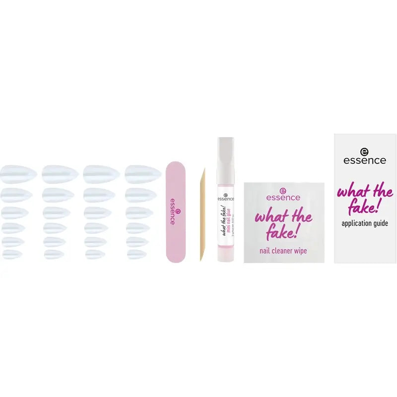 Essence Maniküre Set mit falschen Nägeln What The Fake! Press-On Nägel 01 , 28 Stück