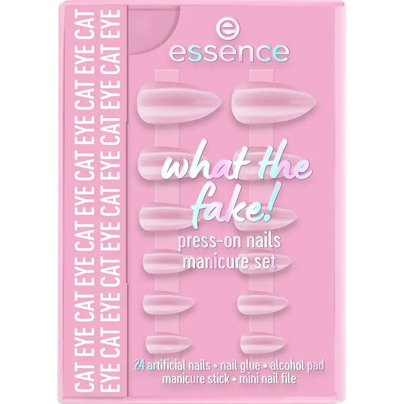 Essence Maniküre Set mit falschen Nägeln What The Fake! Press-On Nägel 02 , 28 Stück