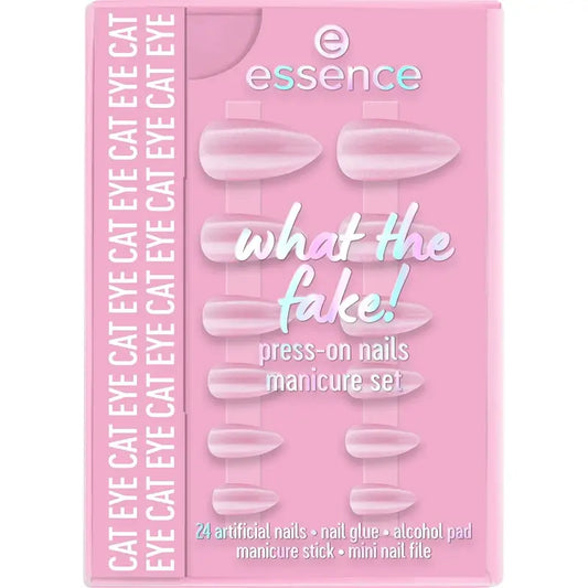 Essence Maniküre Set mit falschen Nägeln What The Fake! Press-On Nägel 02 , 28 Stück