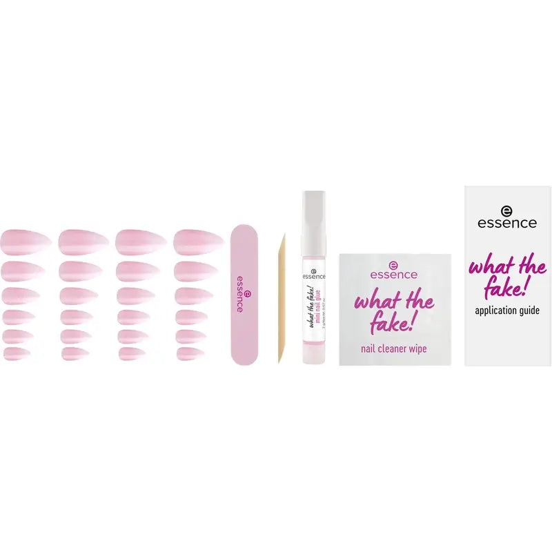 Essence Maniküre Set mit falschen Nägeln What The Fake! Press-On Nägel 03 , 28 Stück
