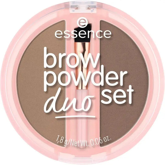 Essence Augenbrauenpuder Duo Set 01 Braun, 1,8 g