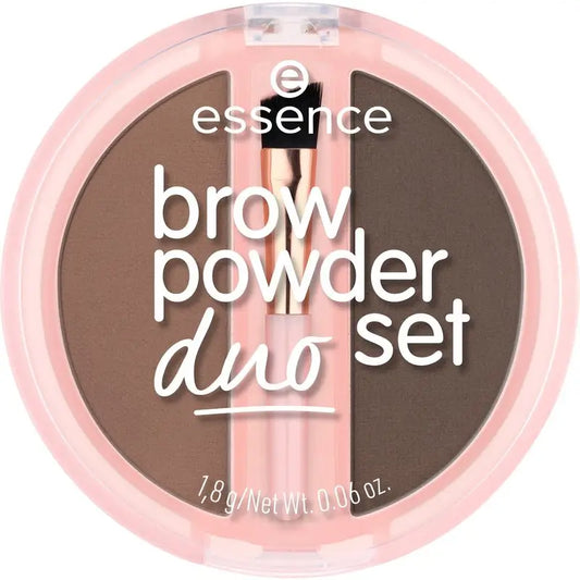 Essence Augenbrauenpuder Duo Set 02 Braun, 1,8 g