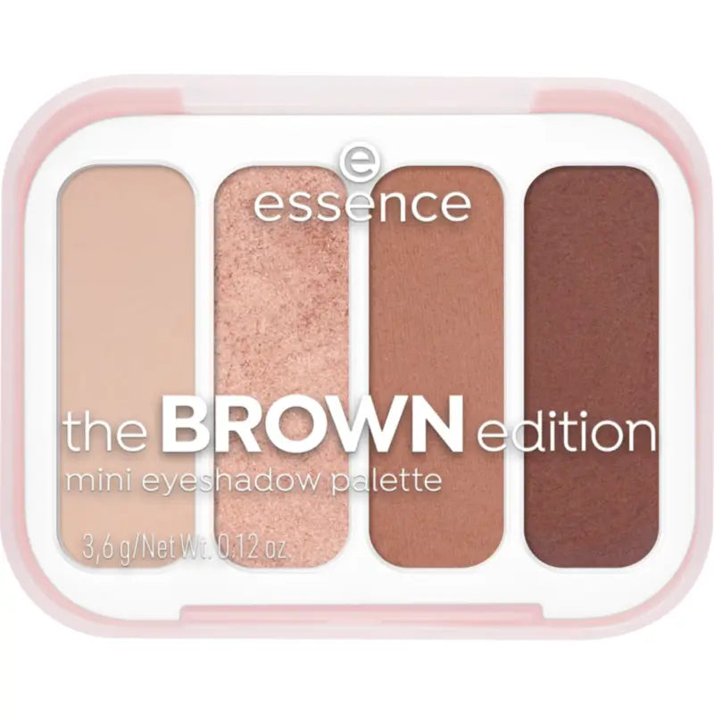 Essence Mini-Lidschattenpalette „The Brown Edition“, 3,6 g