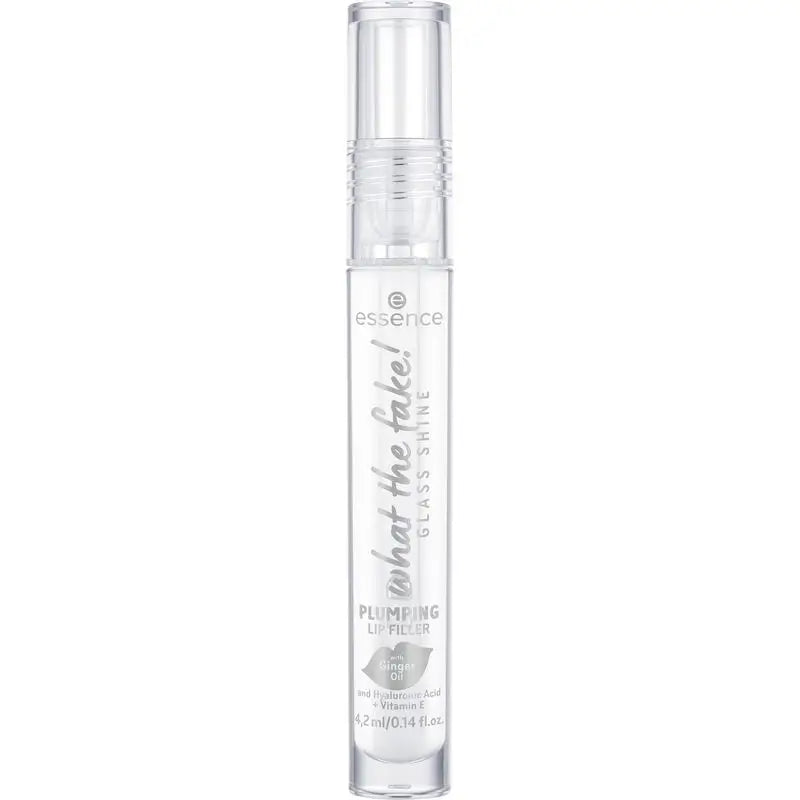 Essence What The Fake! Volumisierender Lipgloss Glasglanz Klar, 4,2 ml