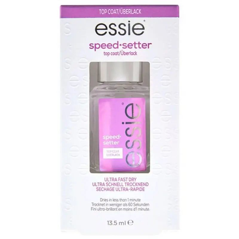 Essie Nail Treatment für glänzendes Finish und schnelles Trocknen in weniger als 1 Minute - Top Coat Speed Setter - 13.5 Ml