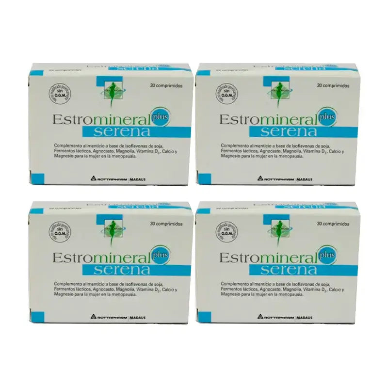 Estromineral Serena Plus, Packung mit 4 x 30 Tabletten