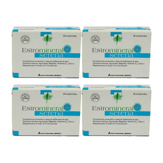 Estromineral Serena Plus, Packung mit 4 x 30 Tabletten