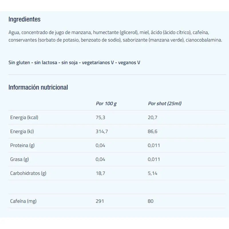 Etixx Koffein-Shot 6 Stk.