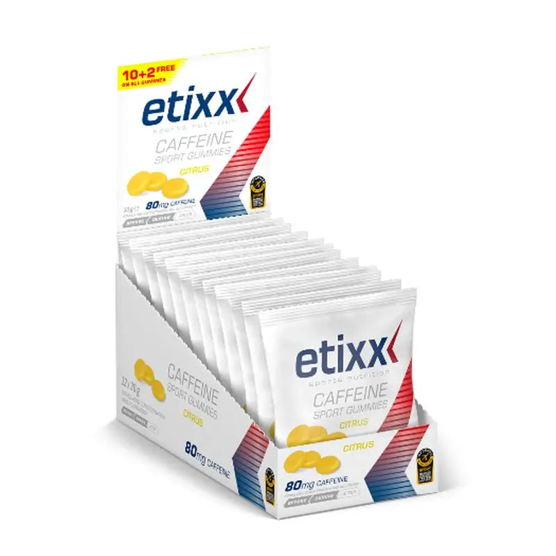 Etixx Sport Gummies Koffein Citrus 12St.