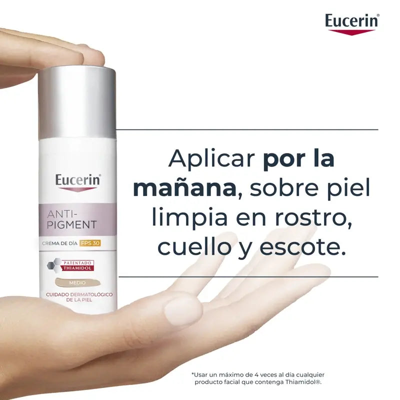 Eucerin Anti-Pigment Tagescreme SPF30 Mittlere Farbe, 50ml