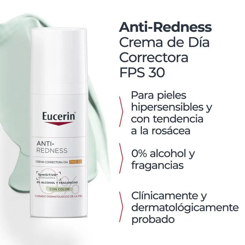 Eucerin Anti-Redness Korrekturcreme für den Tag LSF 30, 50 ml