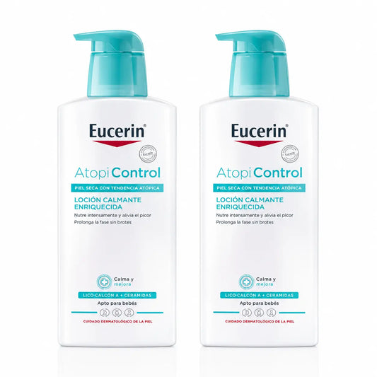 Eucerin Atopicontrol Lotion, 400 ml, Packung 2