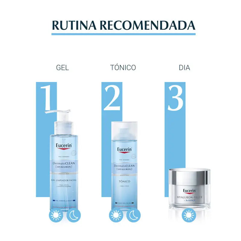 Eucerin DermatoCLEAN Hyaluron Hyaluron-Gesichtsreinigungsgel, 200 ml