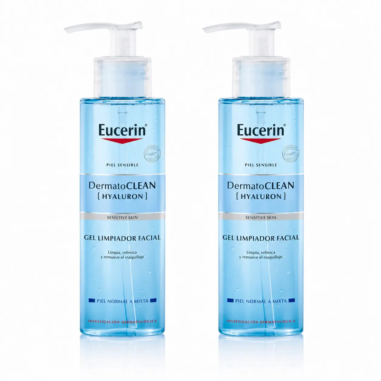 Eucerin Dermatoclean Hyaluron Gesichtsreinigungsgel, 200 ml , Packung 2