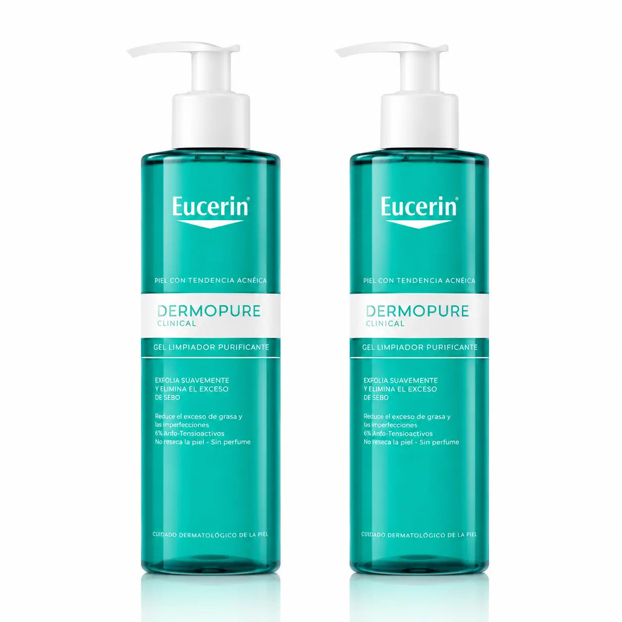 Eucerin Dermopure Reinigungsgel, 400ml, 2er-Pack