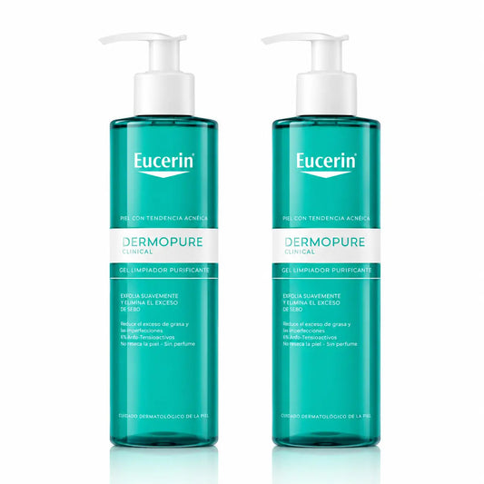 Eucerin Dermopure Reinigungsgel, 400ml, 2er-Pack