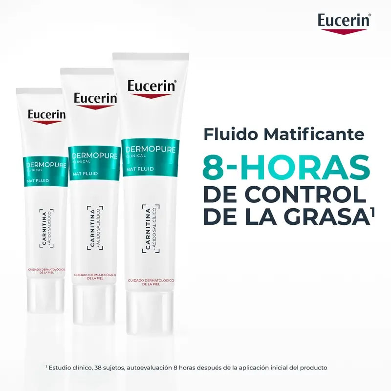 Eucerin Dermopure Mattierendes Feuchtigkeits-Gesichtsfluid, 50 ml